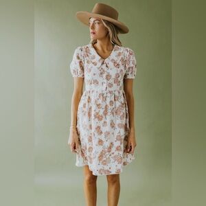 NWT SALT Larchmont Chelsea Collar Eyelet Dress